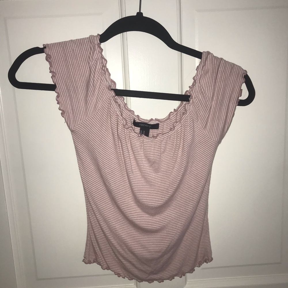 Off the shoulder crop top